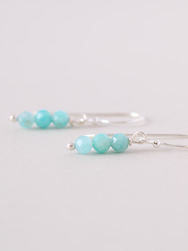 Three Beads Drop Earrings - Forgotten Tribes