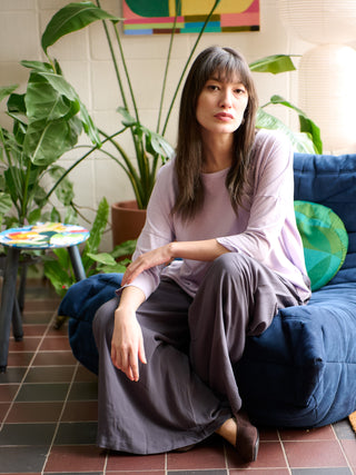 Gaya - Hemp Organic Cotton Cropped Sleeve T-Shirt - Forgotten Tribes