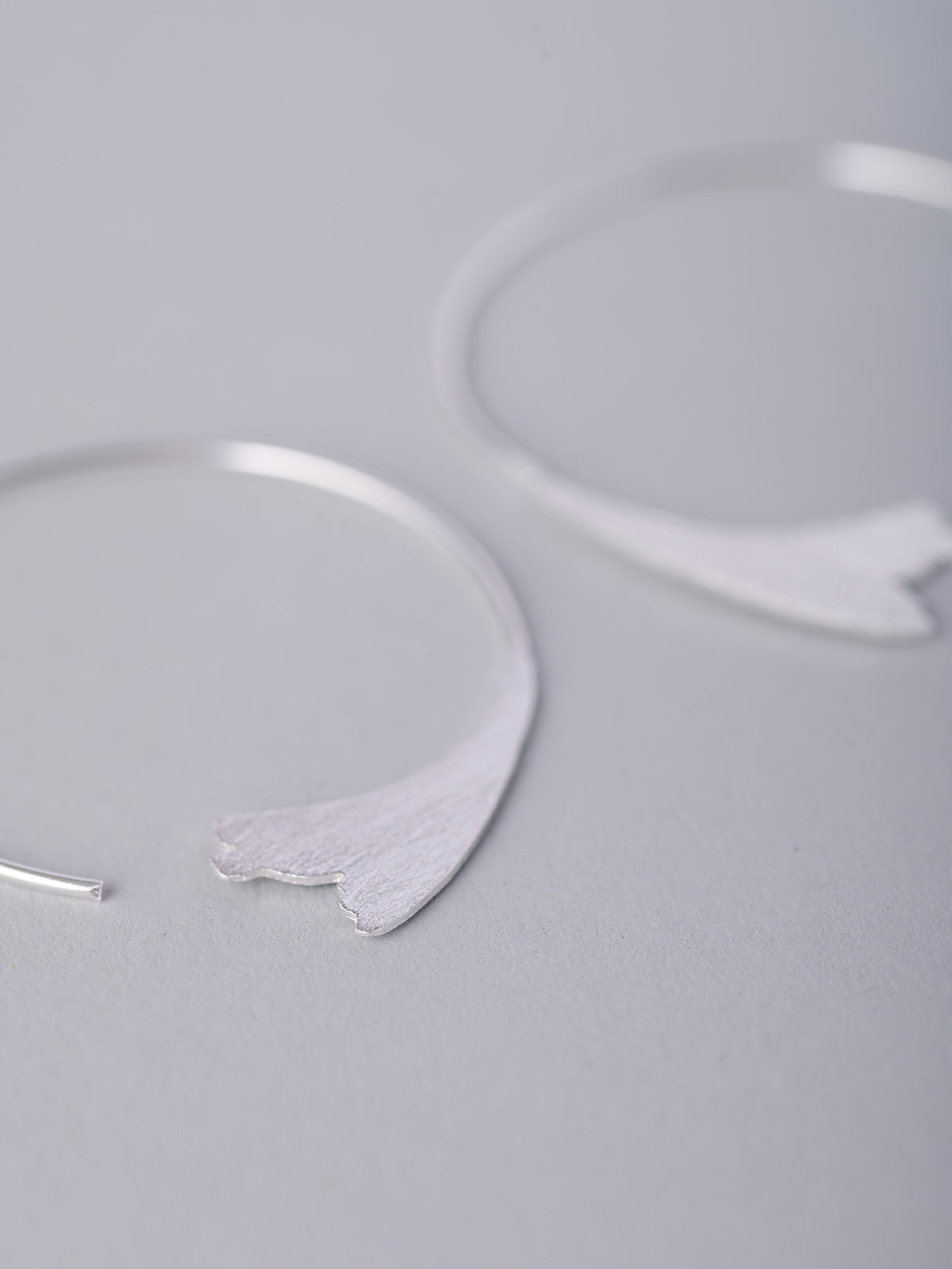 Sterling Silver Lily Hoop Earrings - Forgotten Tribes