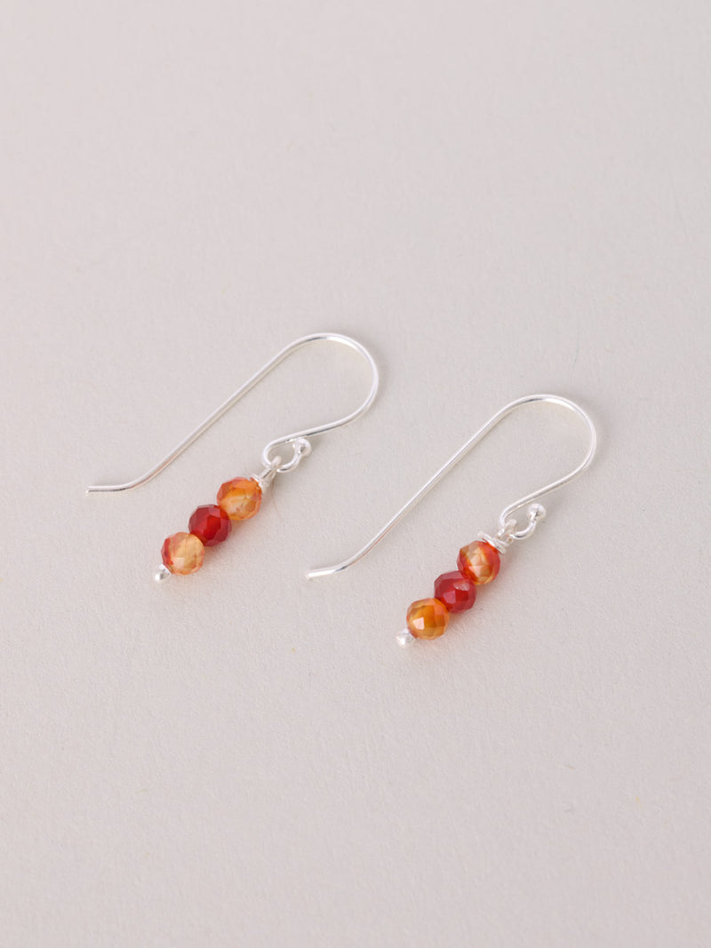 Three Beads Drop Earrings - Forgotten Tribes