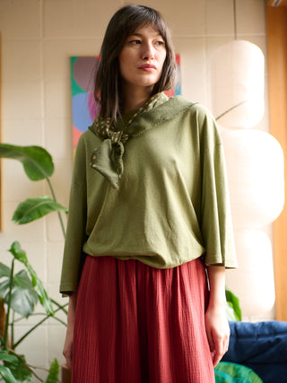 Luzon - Hemp Organic Cotton Wide Sleeve T-Shirt - Forgotten Tribes