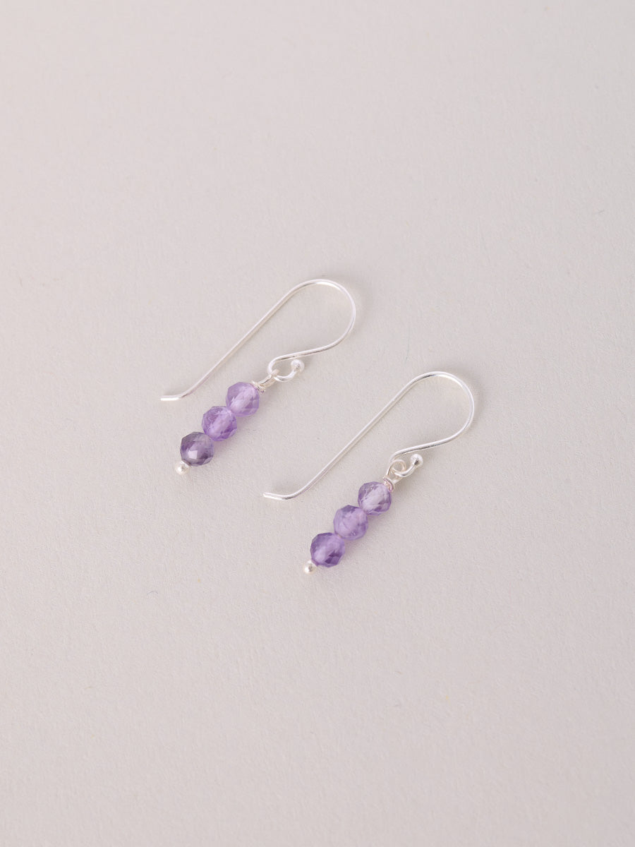 Three Beads Drop Earrings - Forgotten Tribes