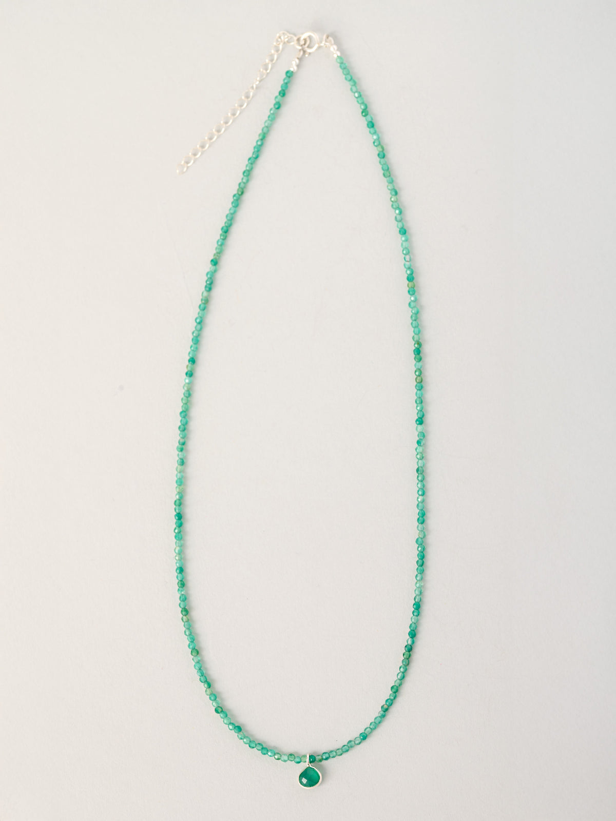 Green Onyx Mini Beads Choker - Forgotten Tribes