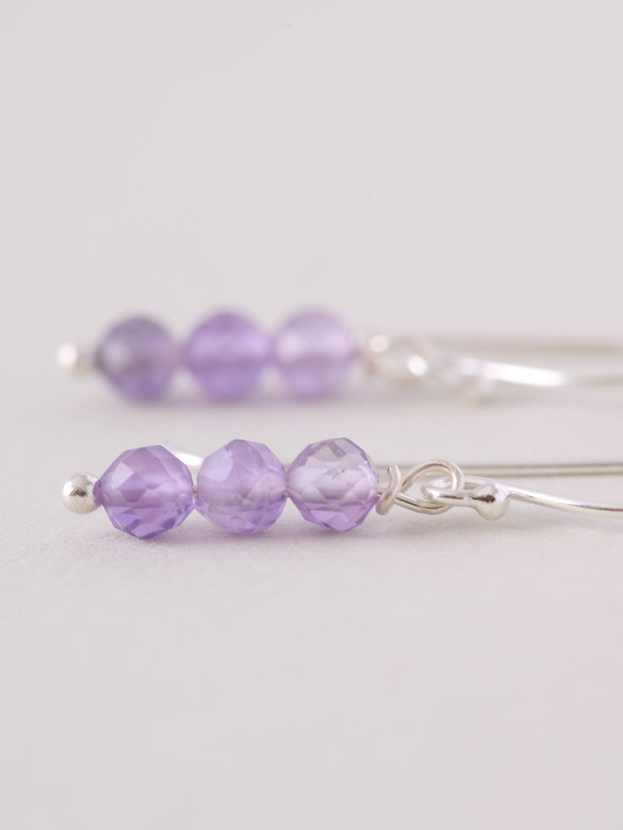 Three Beads Drop Earrings - Forgotten Tribes