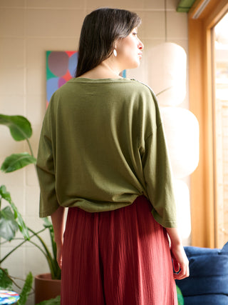 Luzon - Hemp Organic Cotton Wide Sleeve T-Shirt - Forgotten Tribes