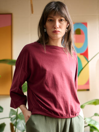 Luzon - Hemp Organic Cotton Wide Sleeve T-Shirt - Forgotten Tribes