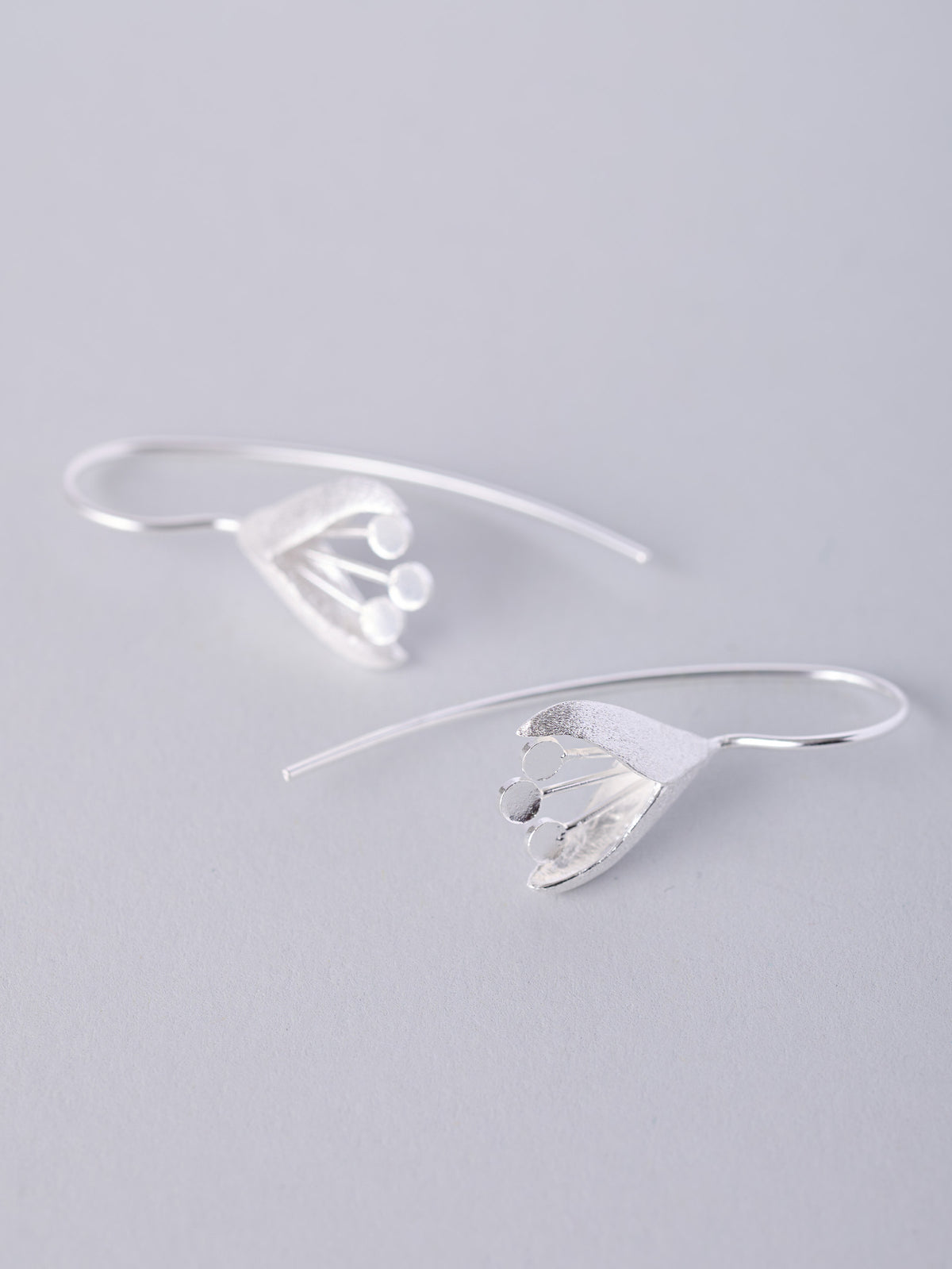 Sterling Silver Fuchsia Earrings - Forgotten Tribes