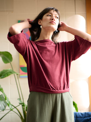 Luzon - Hemp Organic Cotton Wide Sleeve T-Shirt - Forgotten Tribes