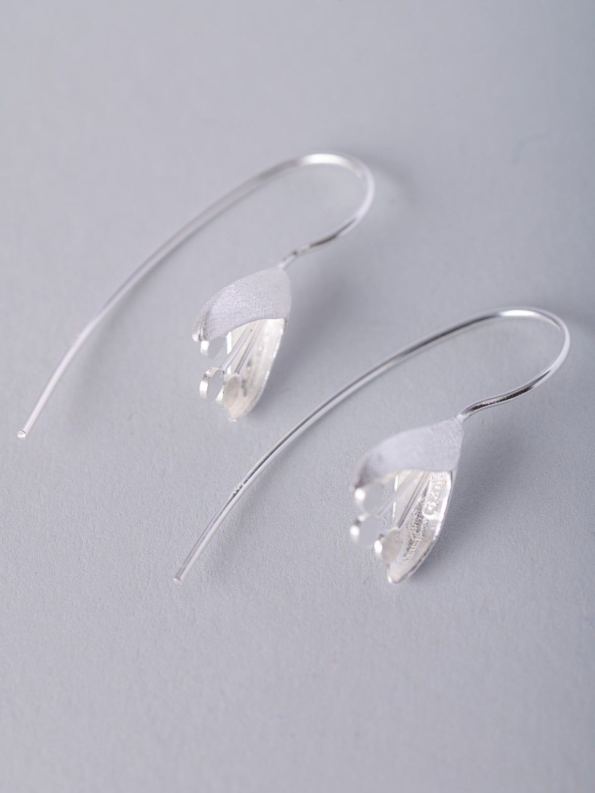 Sterling Silver Fuchsia Earrings - Forgotten Tribes