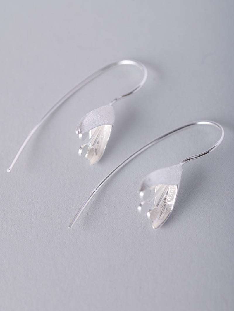 Sterling Silver Fuchsia Earrings - Forgotten Tribes