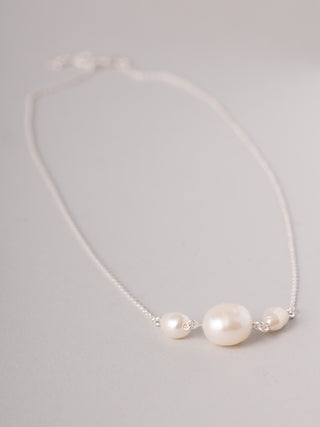 Sterling Silver Baroque Pearl Necklace - Forgotten Tribes