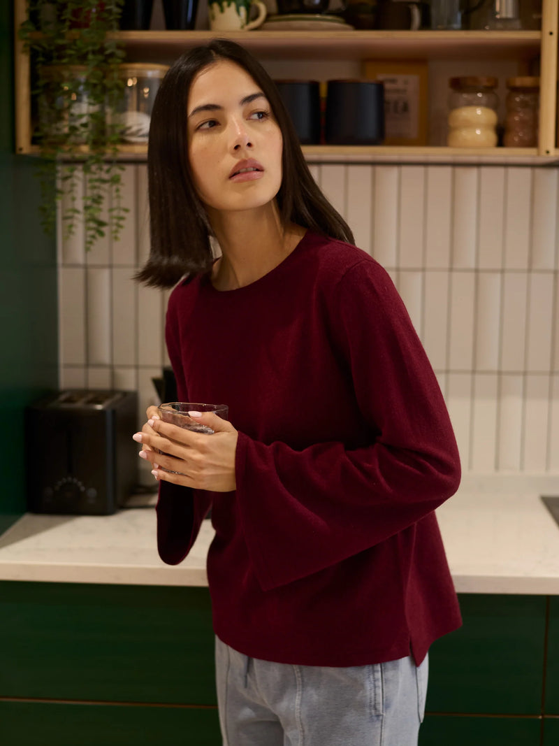 Elba - Merino Wool Bamboo Blend Sweater - Forgotten Tribes