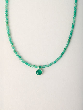 Green Onyx Mini Beads Choker - Forgotten Tribes