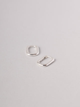 Sterling Silver Polished U-Hoop Earring - Forgotten Tribes
