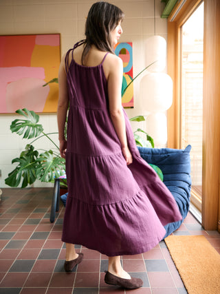 IZU - Cotton Gauze Tiered Dress - Forgotten Tribes