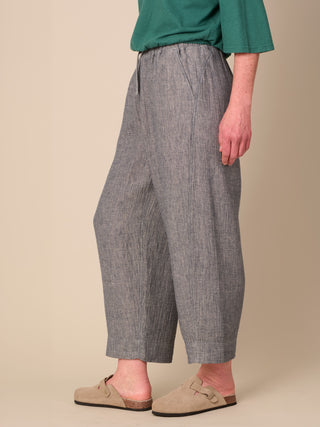 Aran - Hemp Organic Cotton Double Weave Wide Leg Trousers - Forgotten Tribes