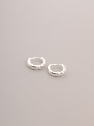 Sterling Silver Huggie Hoop Earrings - Forgotten Tribes