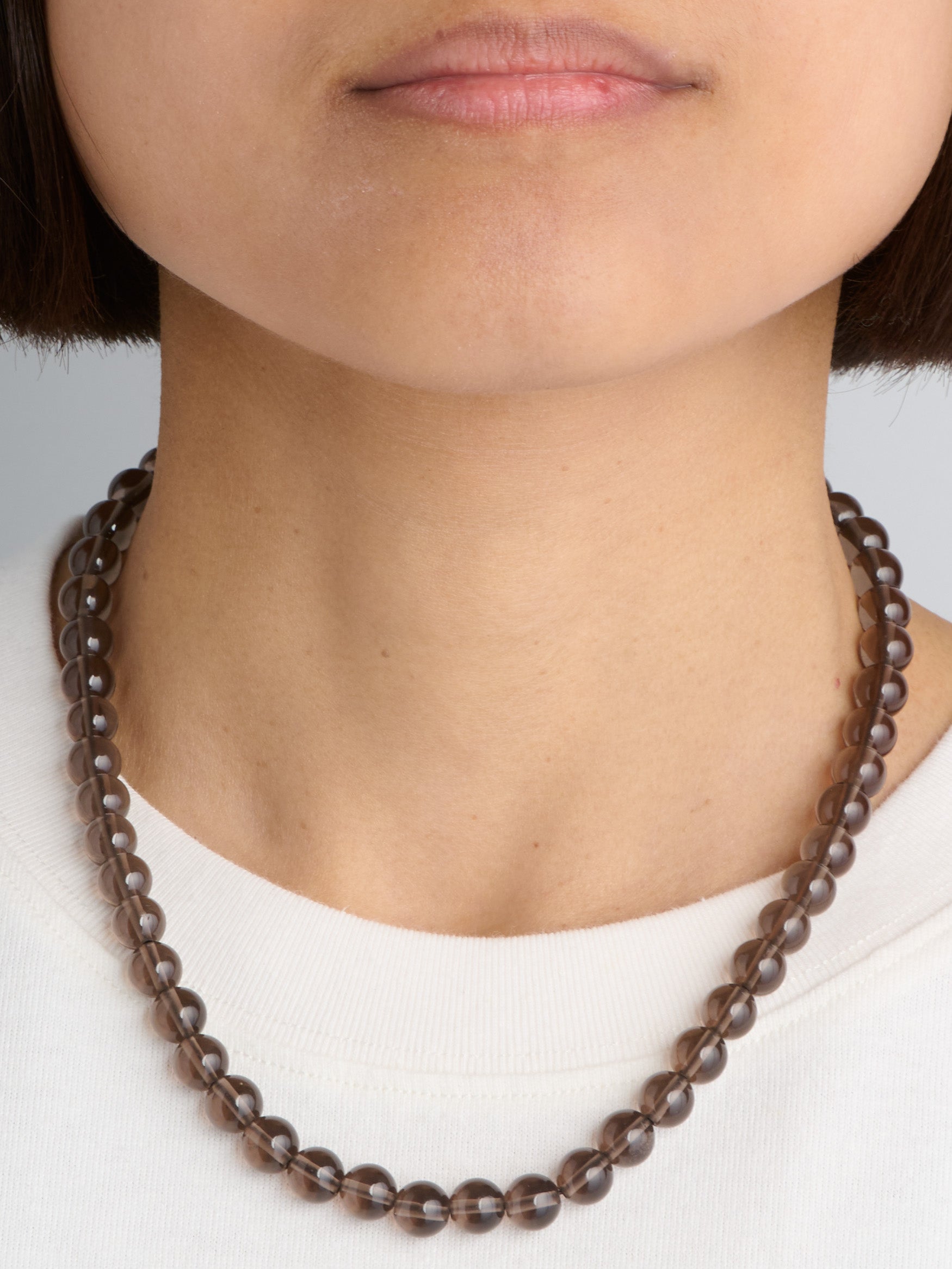Cleansing Obsidian - Beaded Gemstone Choker Necklace - Forgotten Tribes