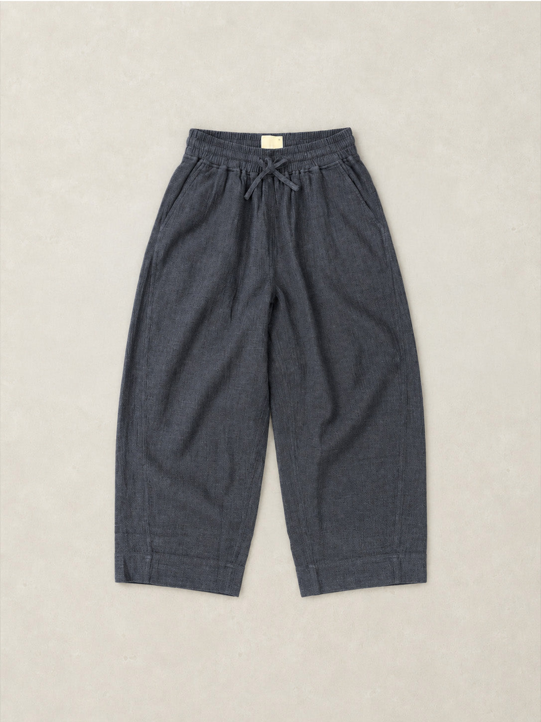 Aran - Hemp Organic Cotton Double Weave Wide Leg Trousers - Forgotten Tribes