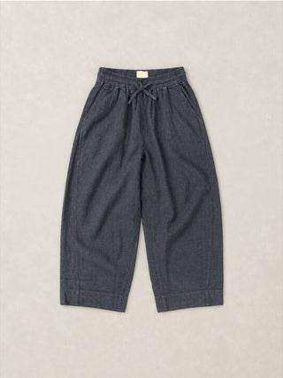 Aran - Hemp Organic Cotton Double Weave Wide Leg Trousers - Forgotten Tribes