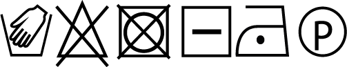 Wool care symbols