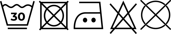 Hemp & Cotton care symbols