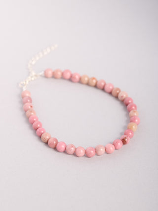 Compassion Rhodonite - Beaded Bracelet - Forgotten Tribes