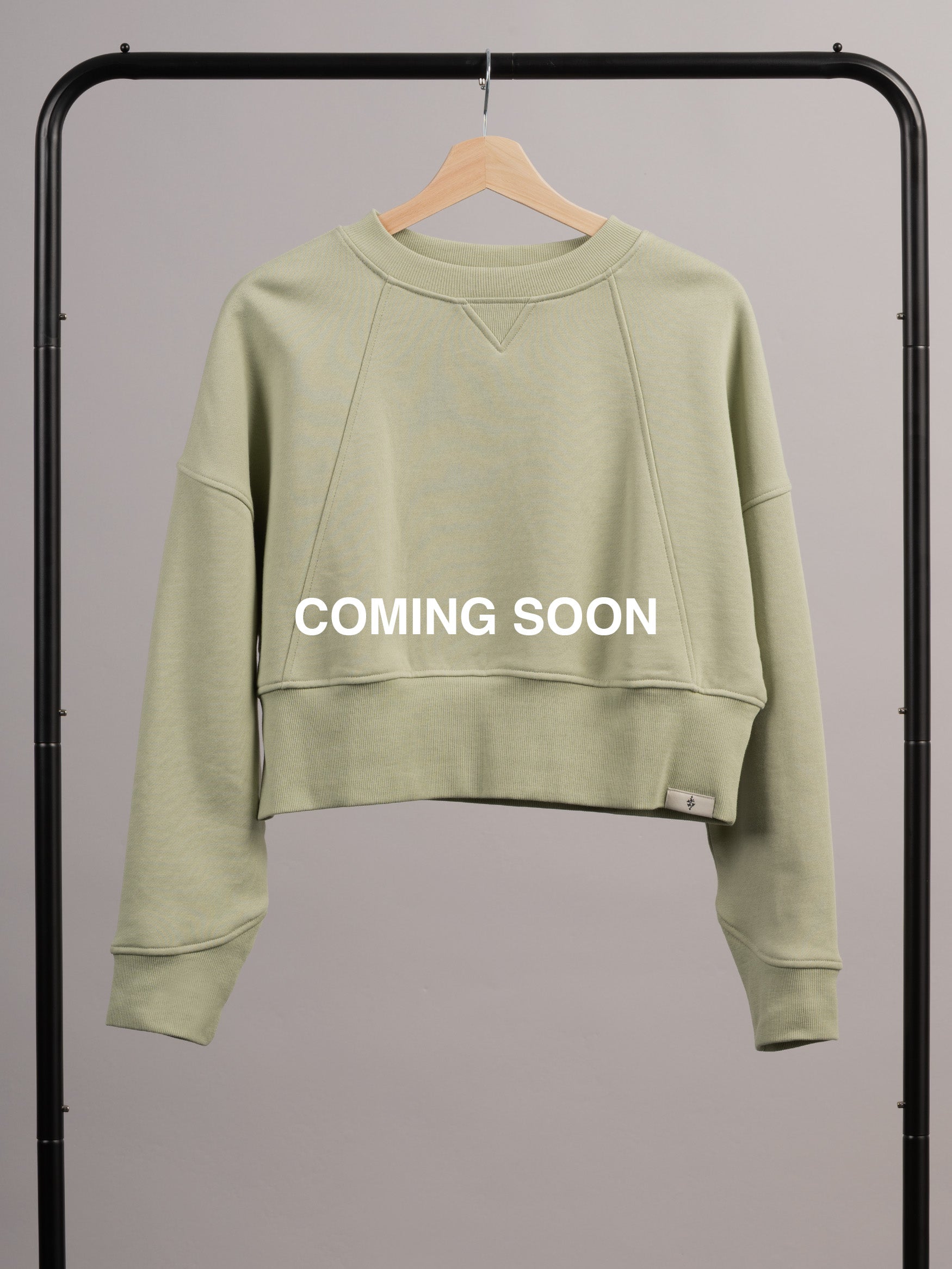 Rapa - Cotton Fleece Cropped Sweatshirt