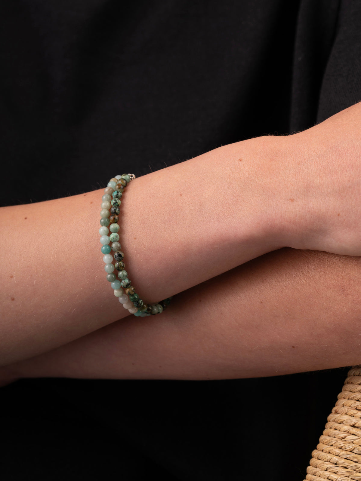 Soothing Amazonite - Beaded Bracelet - Forgotten Tribes