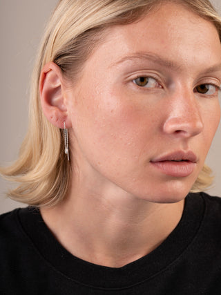 Sterling Silver Dangling Dot Earring - Forgotten Tribes