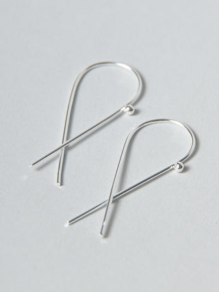 Sterling Silver Twist Line Earrings - Forgotten Tribes