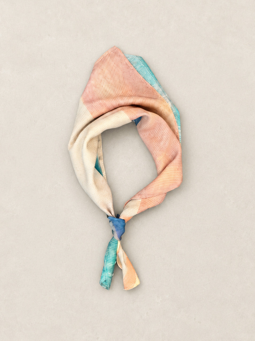 Fine Cotton Silk Blend Print Bandana - Forgotten Tribes