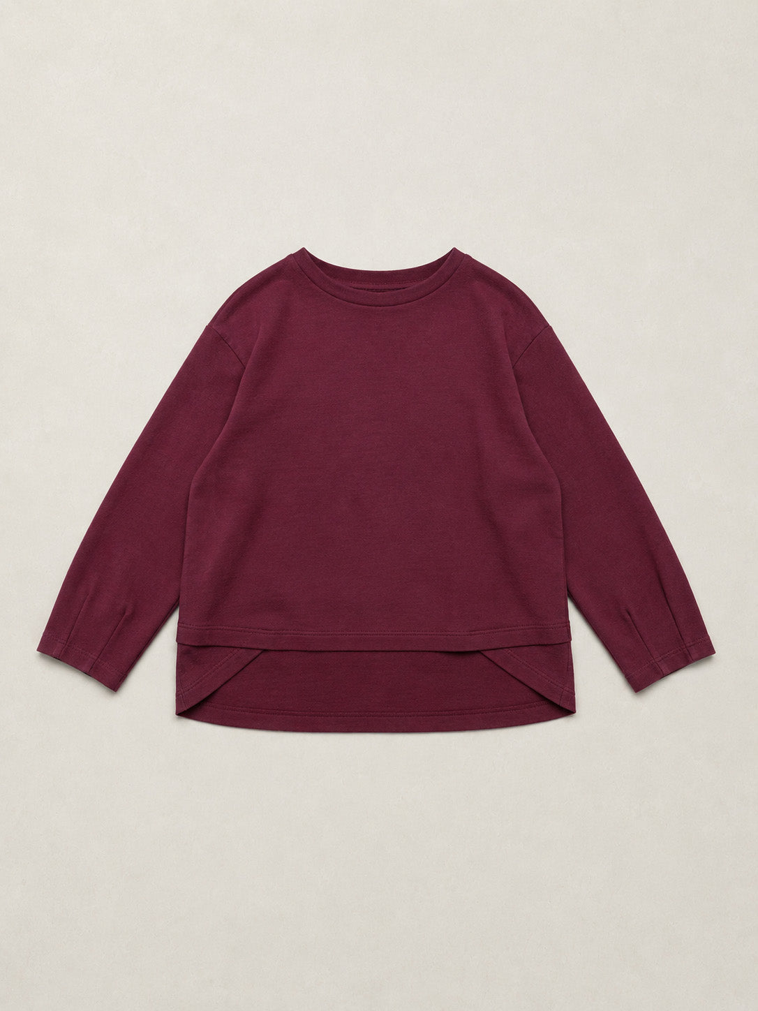 Futuna - Hemp Organic Cotton Interlock Top with Wrap Around Hem - Forgotten Tribes