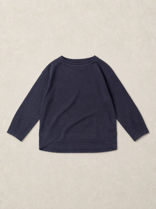 Futuna - Hemp Organic Cotton Interlock Top with Wrap Around Hem
