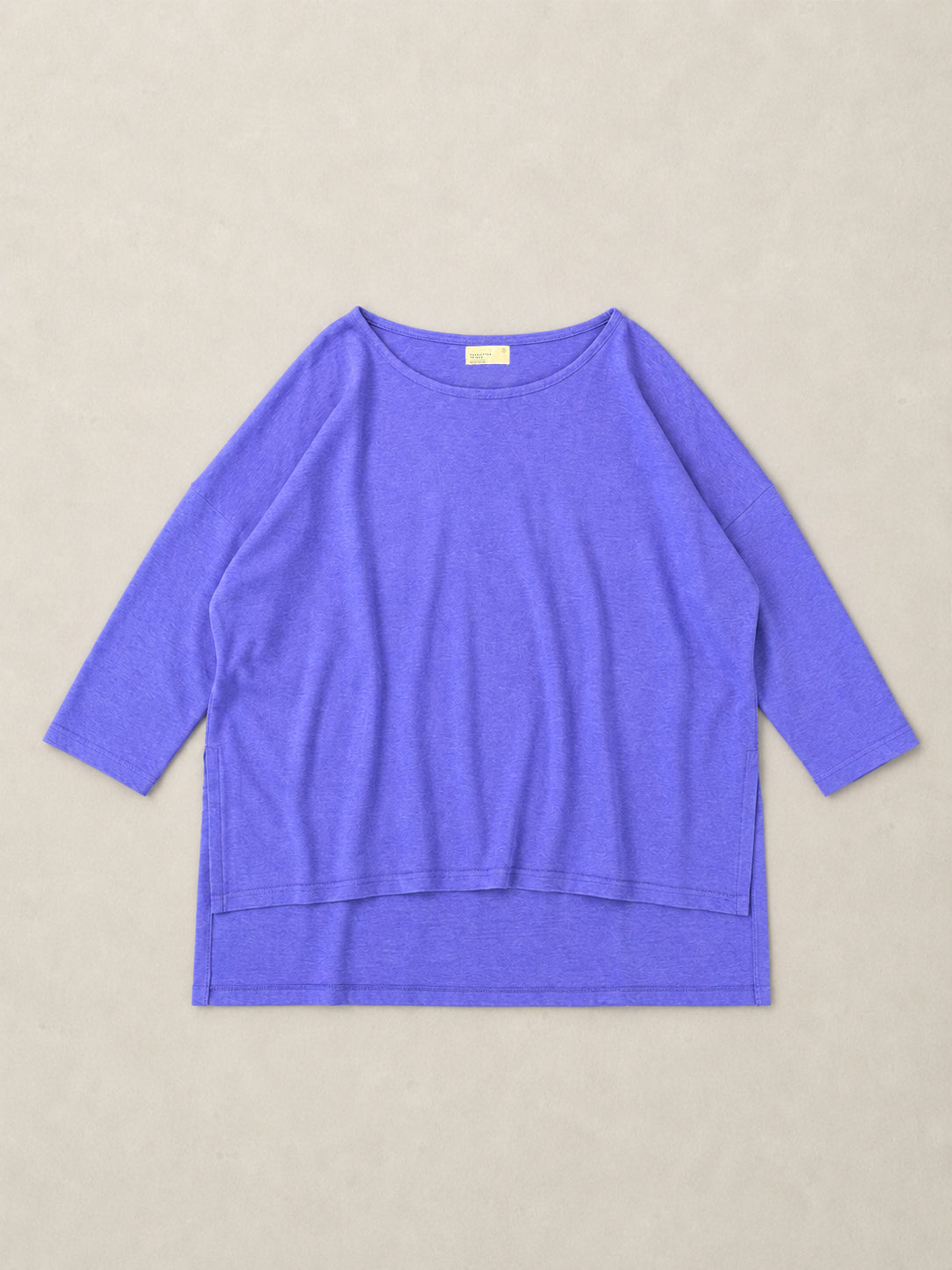 Gaya - Hemp Organic Cotton Cropped Sleeve T-Shirt - Forgotten Tribes