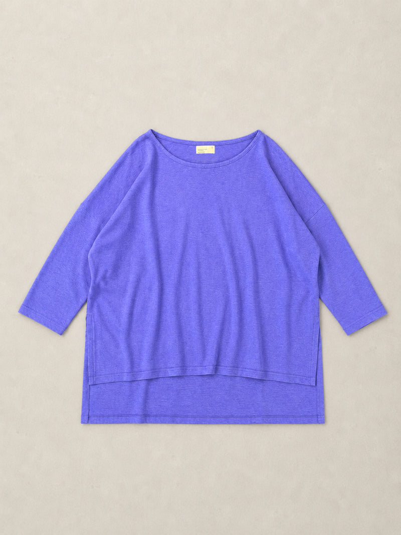 Gaya - Hemp Organic Cotton Cropped Sleeve T-Shirt - Forgotten Tribes