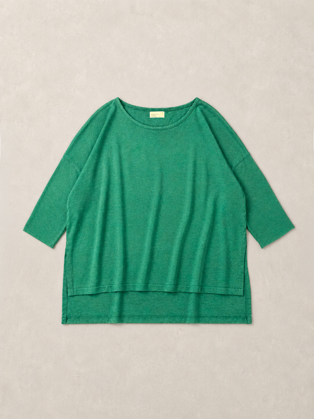 Gaya - Hemp Organic Cotton Cropped Sleeve T-Shirt - Forgotten Tribes
