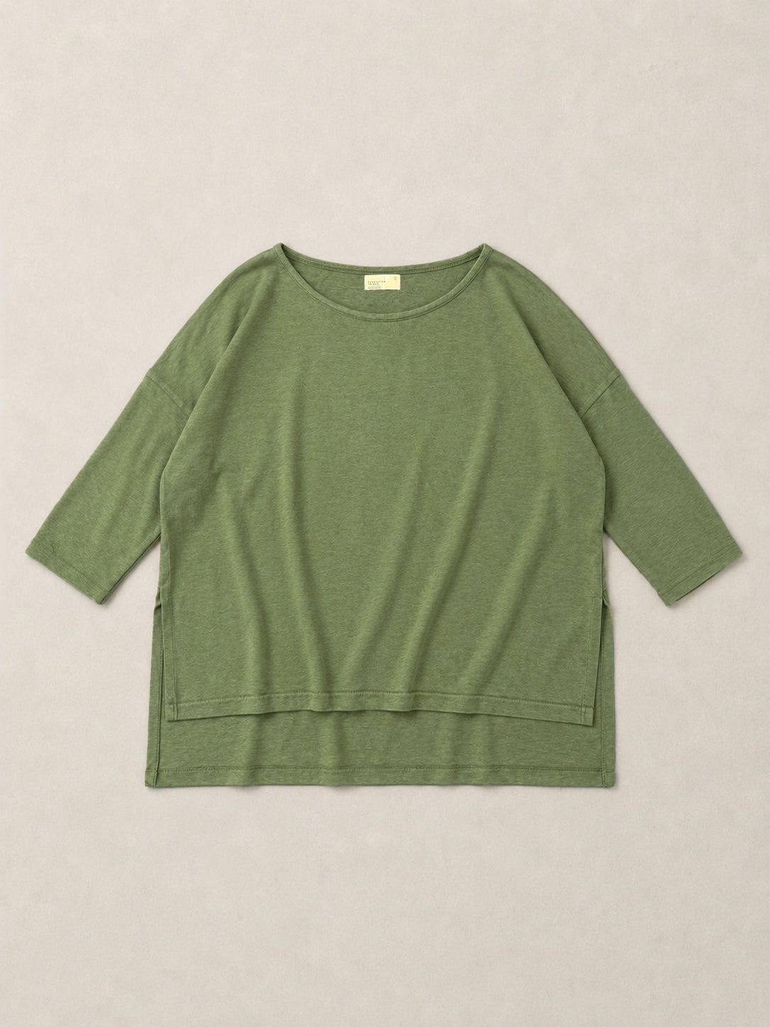 Gaya - Hemp Organic Cotton Cropped Sleeve T-Shirt - Forgotten Tribes