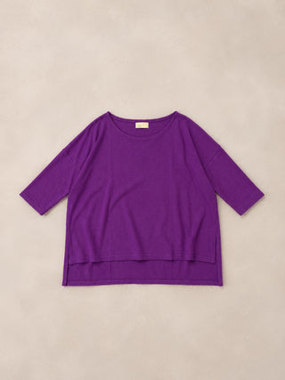 Gaya - Hemp Organic Cotton Cropped Sleeve T-Shirt