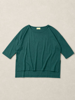 Gaya - Hemp Organic Cotton Cropped Sleeve T-Shirt