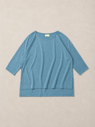 Gaya - Hemp Organic Cotton Cropped Sleeve T-Shirt - Forgotten Tribes