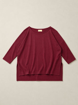 Gaya - Hemp Organic Cotton Cropped Sleeve T-Shirt - Forgotten Tribes