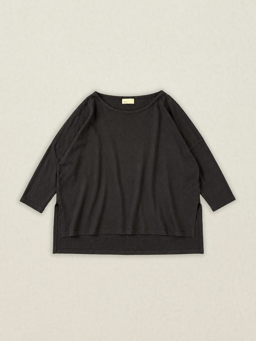 Gaya - Hemp Organic Cotton Cropped Sleeve T-Shirt - Forgotten Tribes