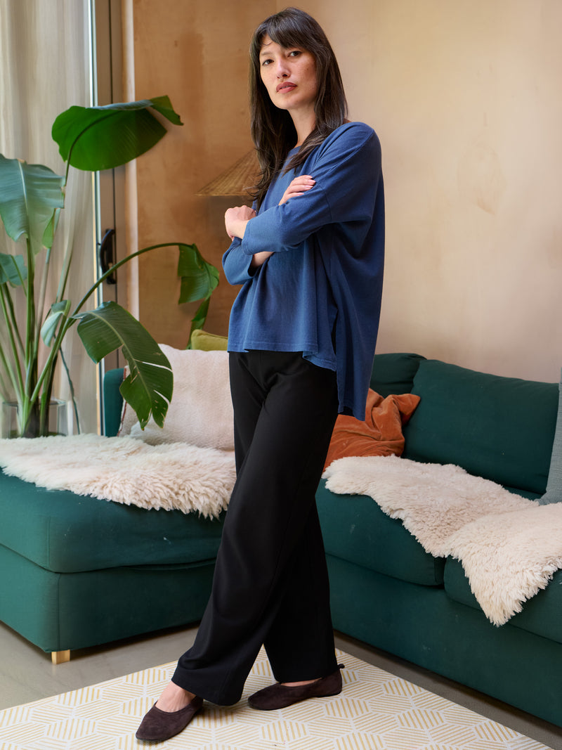 Gaya - Hemp Organic Cotton Cropped Sleeve T-Shirt - Forgotten Tribes