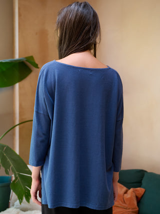 Gaya - Hemp Organic Cotton Cropped Sleeve T-Shirt
