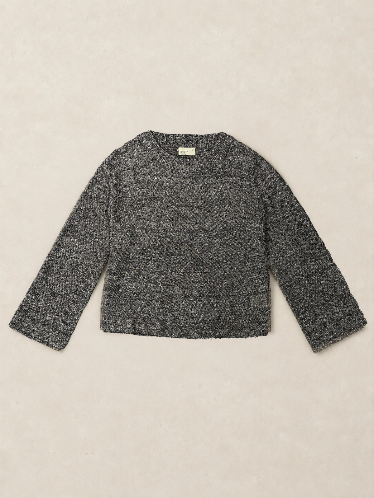 Hainan - Linen Cotton Honeycomb Stitch Knitted Long Sleeve Top - Forgotten Tribes