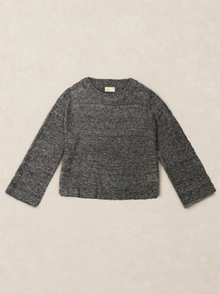 Hainan - Linen Cotton Honeycomb Stitch Knitted Long Sleeve Top - Forgotten Tribes
