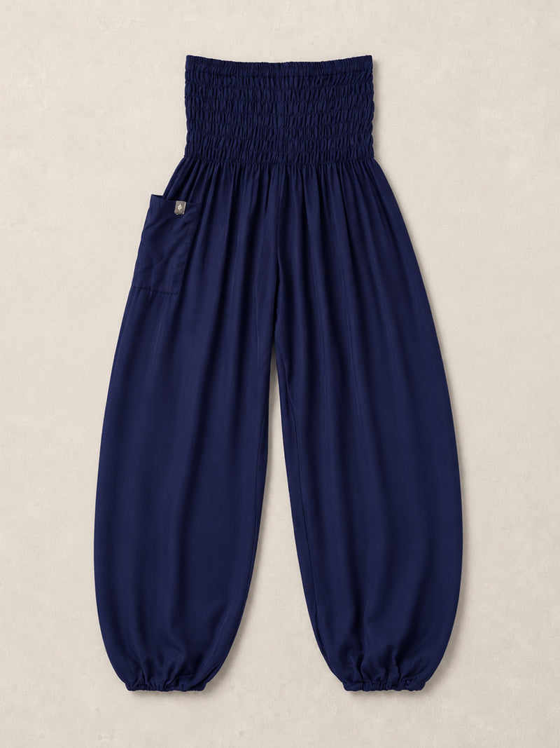 Harem Pants Original -  Plain Colour High Crotch - Superior Rayon Fabric - Forgotten Tribes