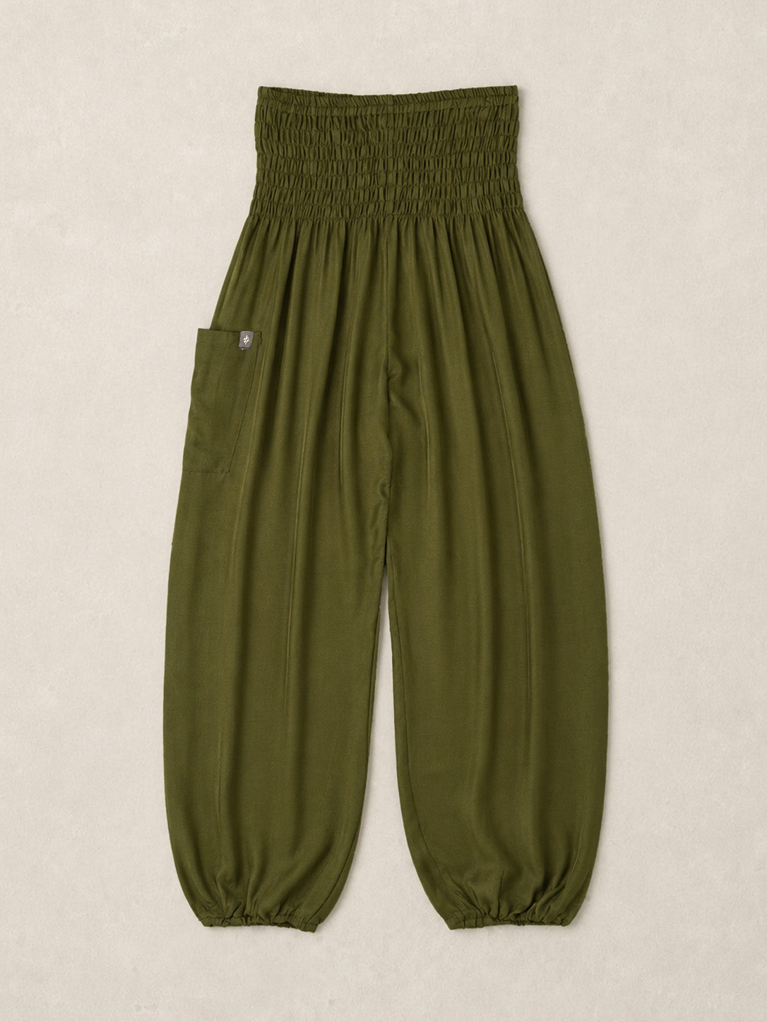 Harem Pants Original -  Plain Colour High Crotch - Superior Rayon Fabric - Forgotten Tribes