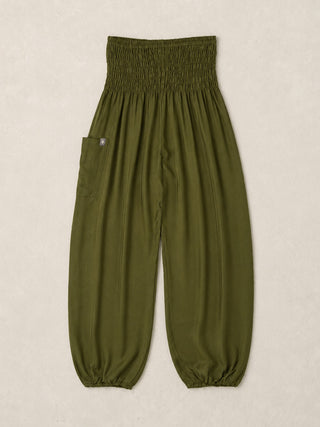 Harem Pants Original -  Plain Colour High Crotch - Superior Rayon Fabric - Forgotten Tribes